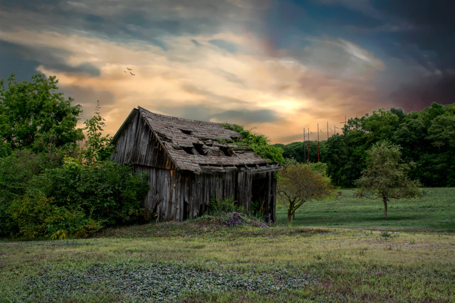 Nature has aged this barn beautifully in Middletown CT